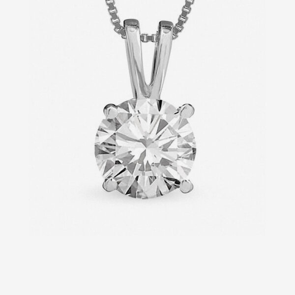 Big Round Diamond Necklace
